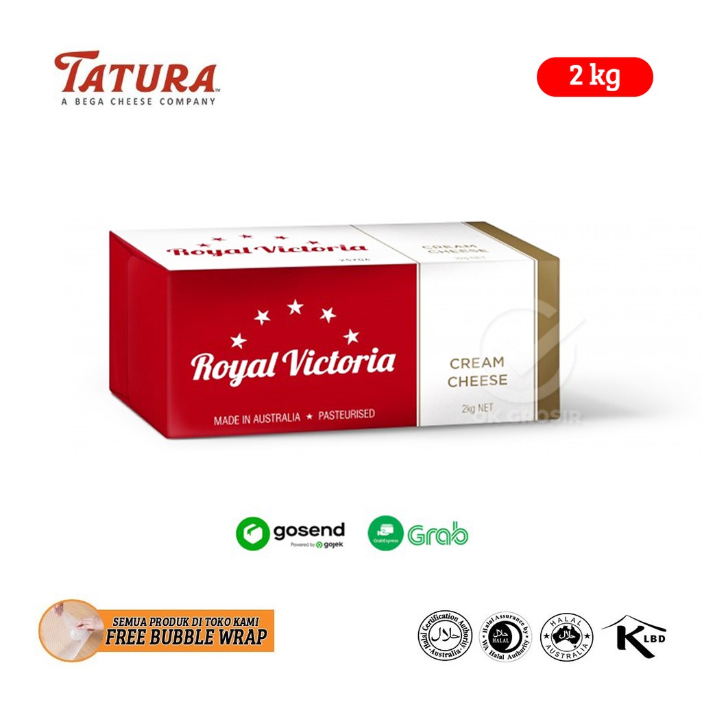 

Cream Cheese Royal Victoria Tatura 2 kg (KHUSUS GOSEND & GRABEXPRESS)