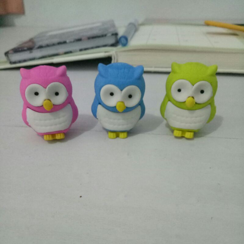 

Set Penghapus Burung Hantu