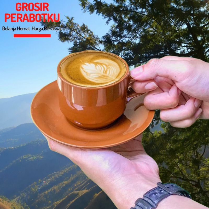 Cangkir Kopi Teh Polos 220ml Satuan | Cup &amp; Saucer Polos | Cangkir Polos Satuan | Cangkir Teh | Cangkir Kopi | Gelas Kopi | Gelas Teh | Cangkir Minimalis | Cangkir Kopi Murah | Cangkir Polos Murah Meriah | Cangkir Kopi Late Art | Coffee Cup Cappucino Cup