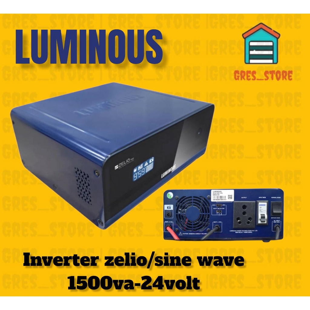 Inverter Luminous Zelio 1500va Pure Sine Wave UPS