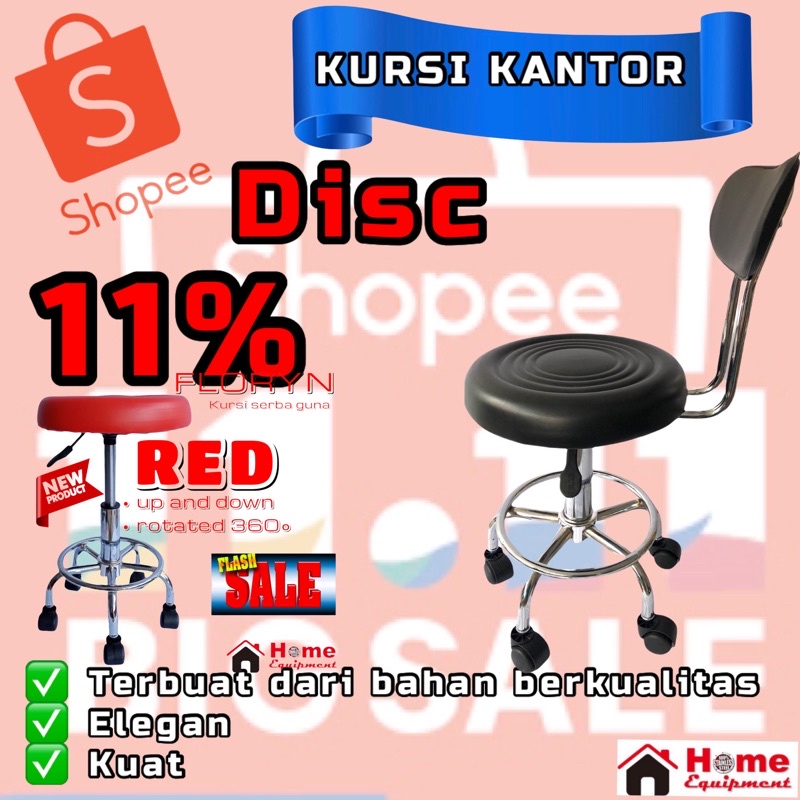 KURSI KANTOR KURSI SERBAGUNA KURSI ADA RODA DAN BISA BERPUTAR 360° HARGA MURAH (ADA SANDARAN DAN TANPA SANDARAN) KUAT KOKOH ELEGAN NYAMAN DIDUDUKI-1