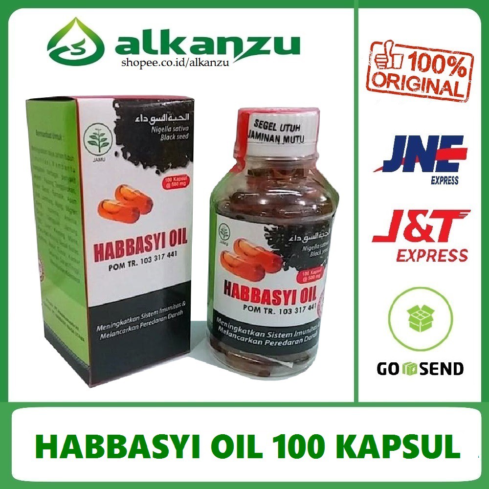 MINYAK HABBATUSSAUDA HABBASYI OIL HNU 100 KAPSUL | Shopee ...