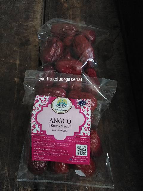 

Angco Hong Zhao Dried Red Jujube Kurma Merah Angcau Beras Merah Beras Angkak Surabaya