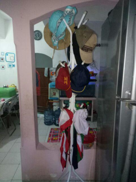 Gantungan Baju Tas Topi Model Berdiri