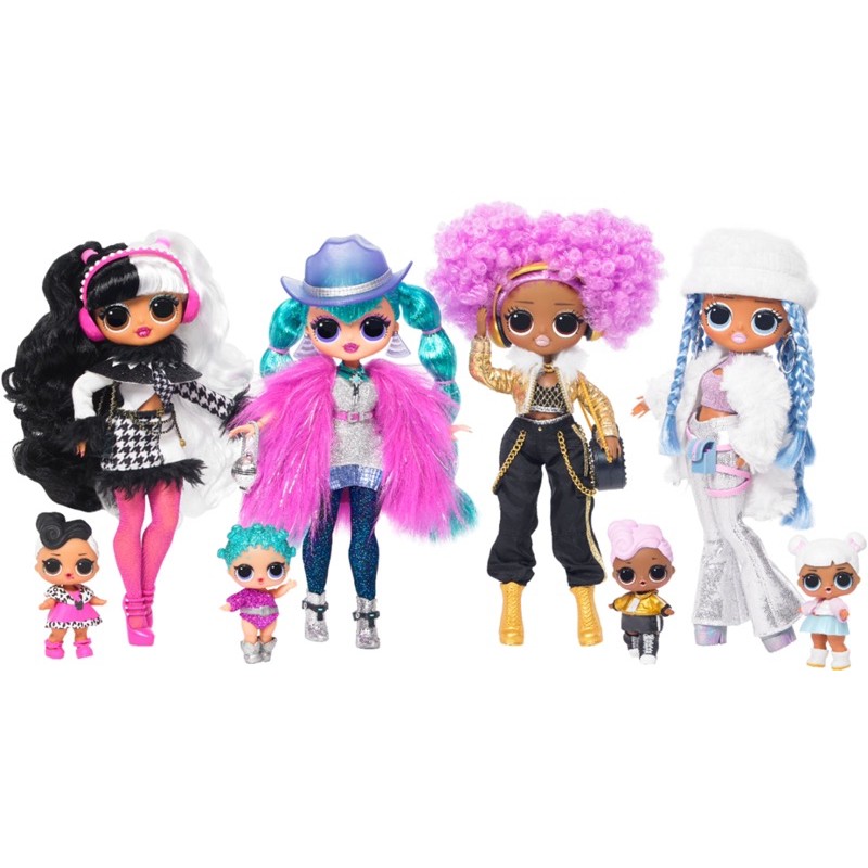 LOL Surprise OMG Winter Disco Fashion Doll and Sister