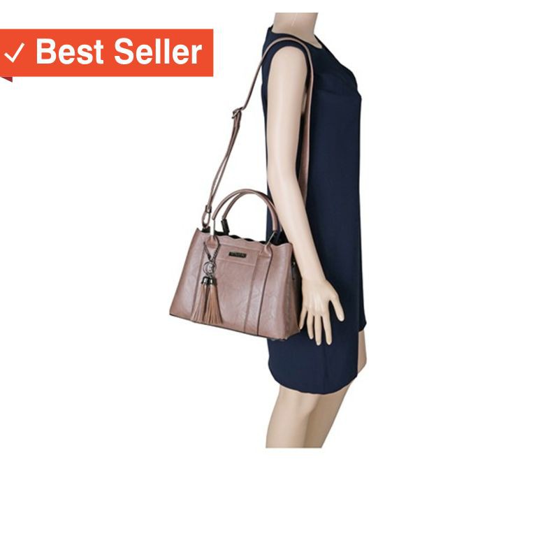 TAS WANITA SELEMPANG TOTE BAGUS MURAH / Palomino Verda Handbag - Khaki