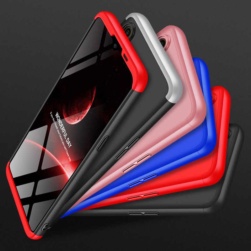Oppo A7 / A5s / A12 GKK Armor 360 Full Protective Slim Back Cover Case Casing