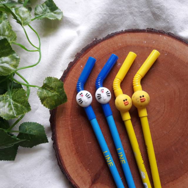 

Pulpen sedotan BISA COD