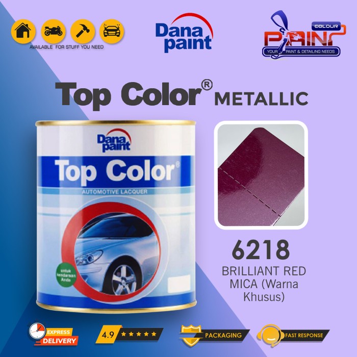 Top Color Metallic 6218 Brillian Red Mica - Cat Duco