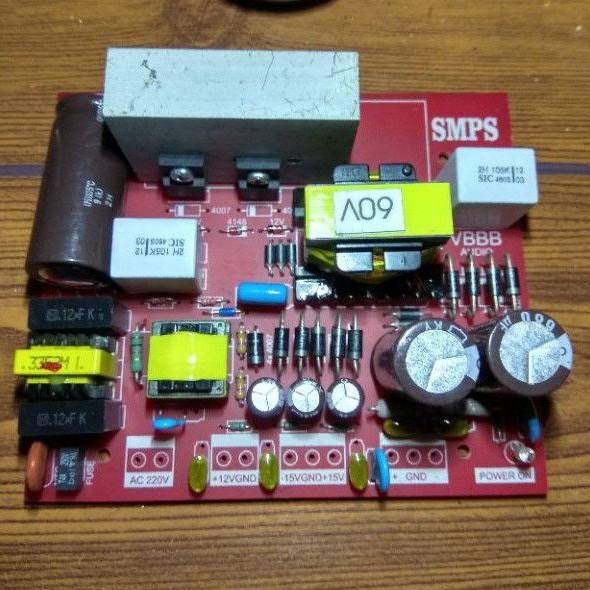 Kit Smps Audio Power 5a - 7a Upto 8a Dobel CT 45v - 60v dan CT 15v ( Switching Ac Matic )