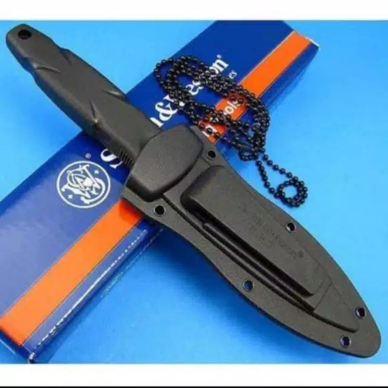 Pisau Mini kalung S&W / Pisau Outdoor Survival