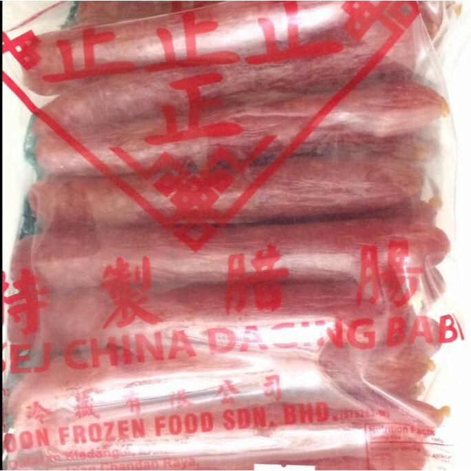 

MAKANAN BEKU / SOSIS BABI LAPCIONG MALAYSIA 500 GRAM NON COD