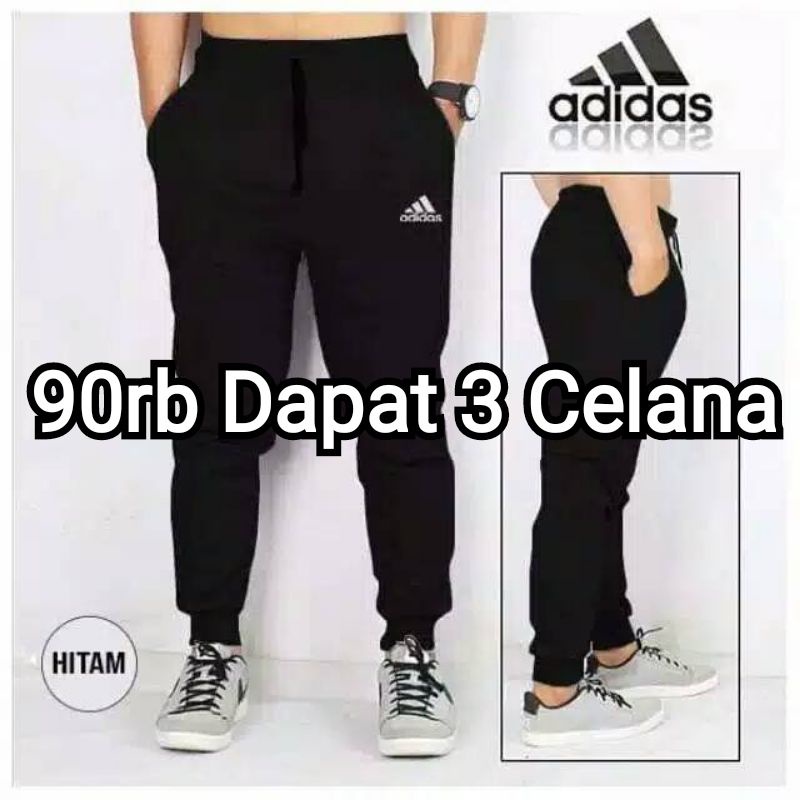 Celana Panjang Jogger Pants Celana Panjang Joger Pria Paket hemat 90 Dapat 3 Celana Pria Joger Pants Celana Panjang