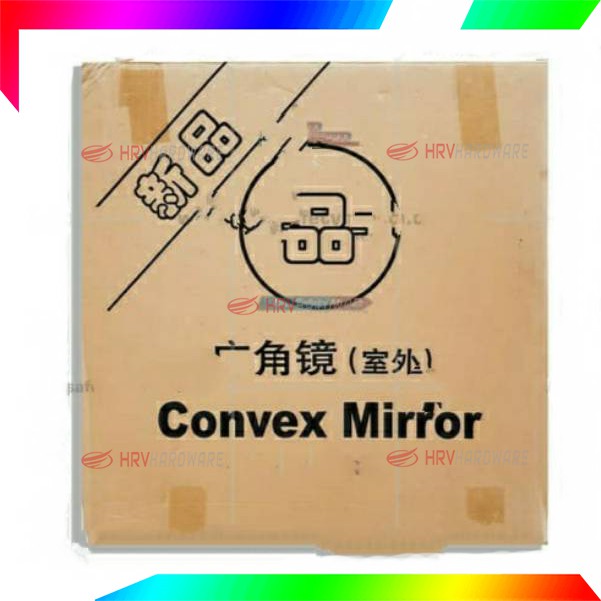 Convex Mirror 100 cm Kaca Cembung Safety Jalan Tikungan Outdoor