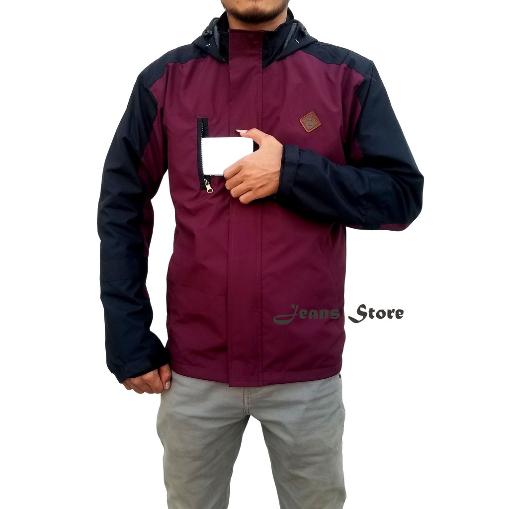 Jaket Gunung Windbreaker Anti Air | Jaket Outdoor WATERPROOF | Jaket Pria Hiking Traveling Bikers