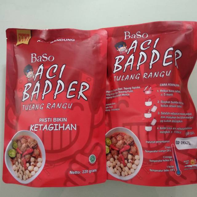 

Baso Aci Bapper Tulang Rangu khas Bandung