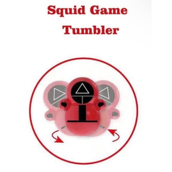 DS-Squid Game Tumbler Stress Relief Toy / Mainan Tumbler Squid game / Boneka Goyang Squid Game / Boneka Goyang Mini Lucu Import Murah