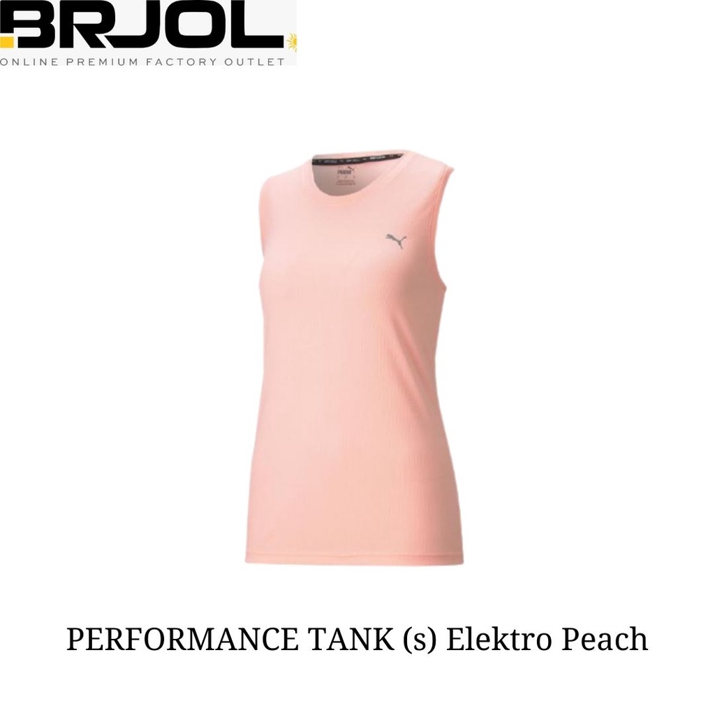 KAOS YOGA WANITA ORIGINAL PUMA PERFORMANCE TANK Elektro 52048525