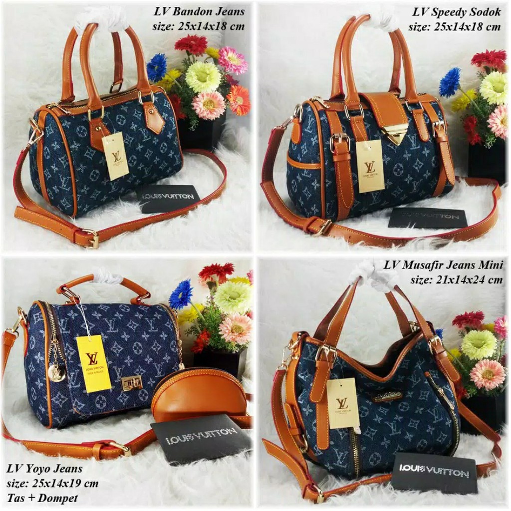 Tas LV Jeans Denim