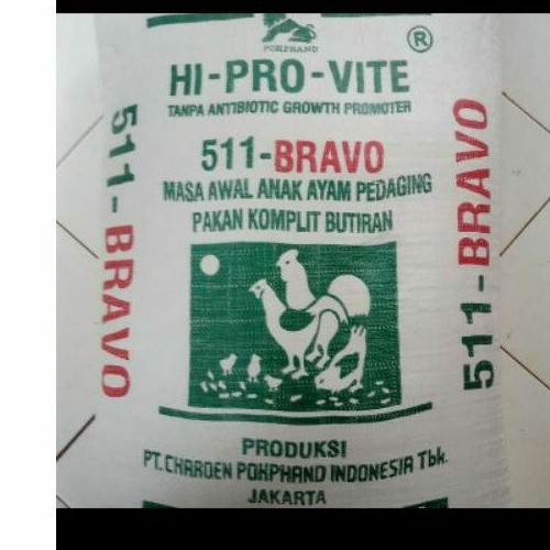 pakan ayam 511 / makanan ayam 511 Bravo 500gram
