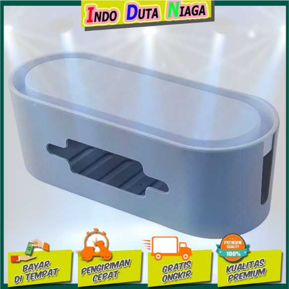 IDN TECH - Kotak Organizer Kabel Charger Wire Cable Management Box