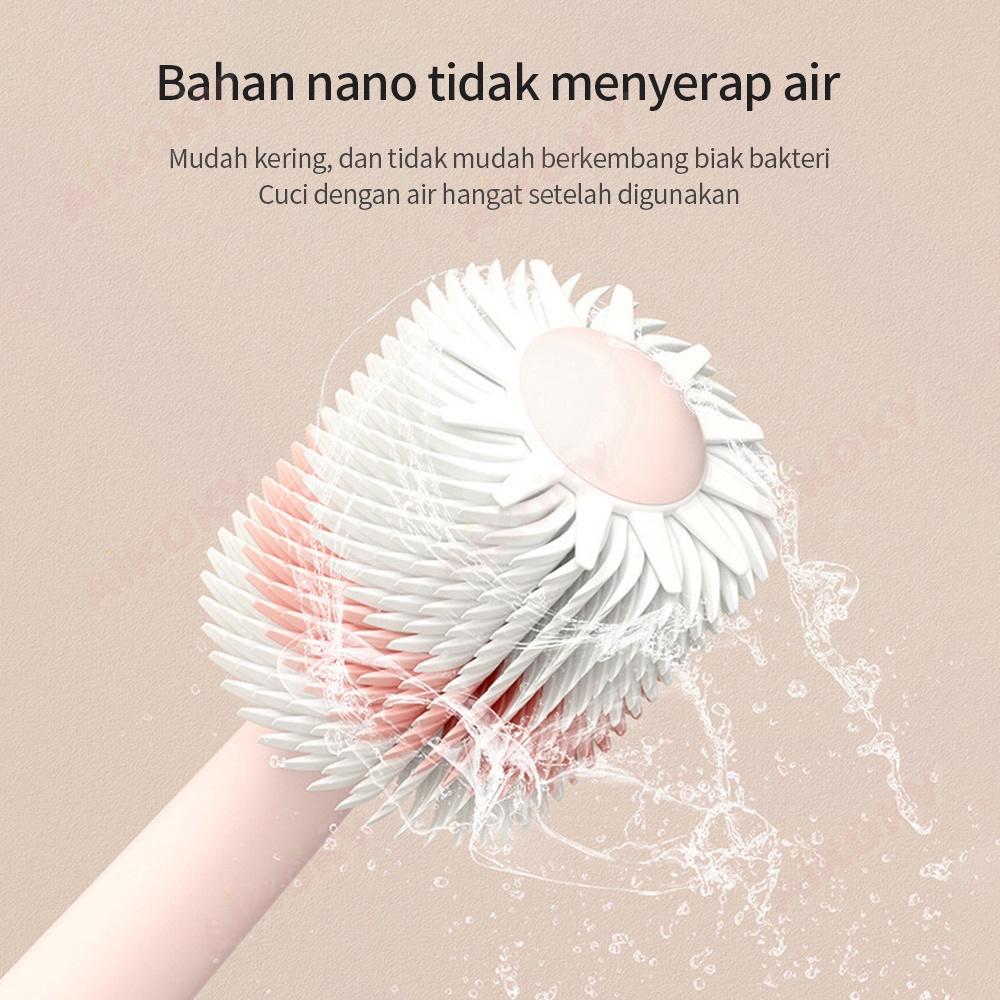 Aikoky Sikat gigi silikon anak lembut/Toothbrush baby 360°