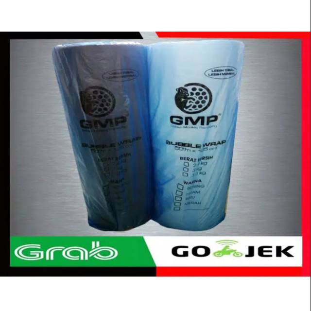

Bubble wrap Plastik Hitam Putih transparan Gelembung Pembungkus Barang packing 50 M x 125 CM