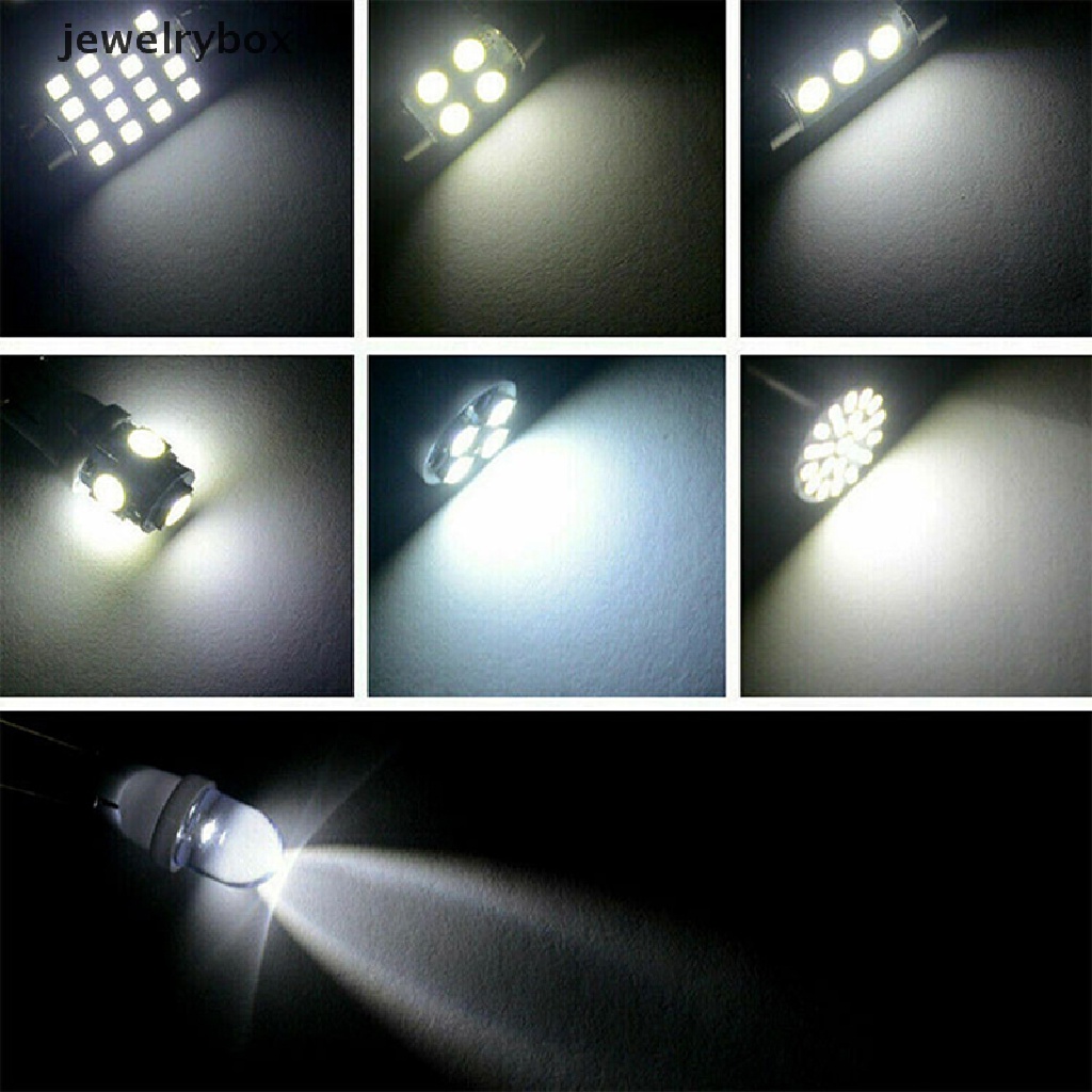 42pcs Lampu Led Warna Putih Untuk Plat Nomor Mobil