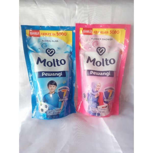 Molto pewangi 250ml kemasan 5000