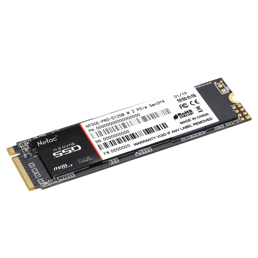 Netac SSD N930E PRO M.2 2280 NVMe PCIe3 x4 512GB / SSD 512GB