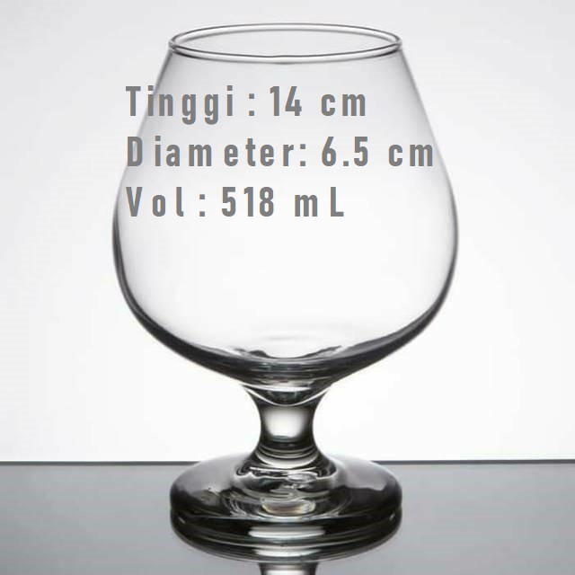 Libbey Gelas Cognac/Gelas Brandy Snifter/Gelas Kaca/Gelas Kaki/Stem Glass