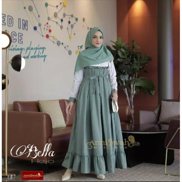 baju gamis bella maxi dress