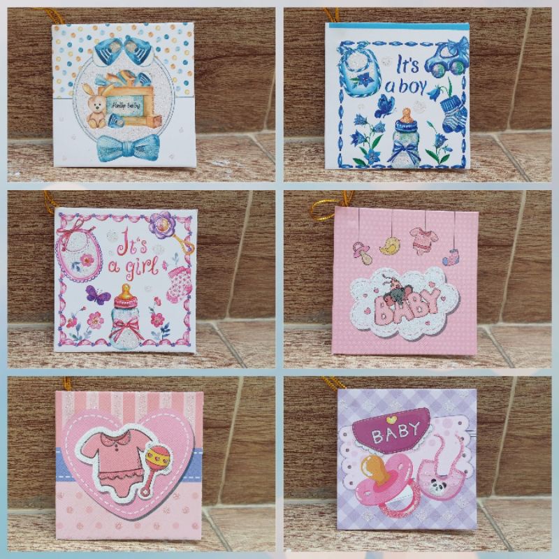 Kartu ucapan kelahiran, baby shower