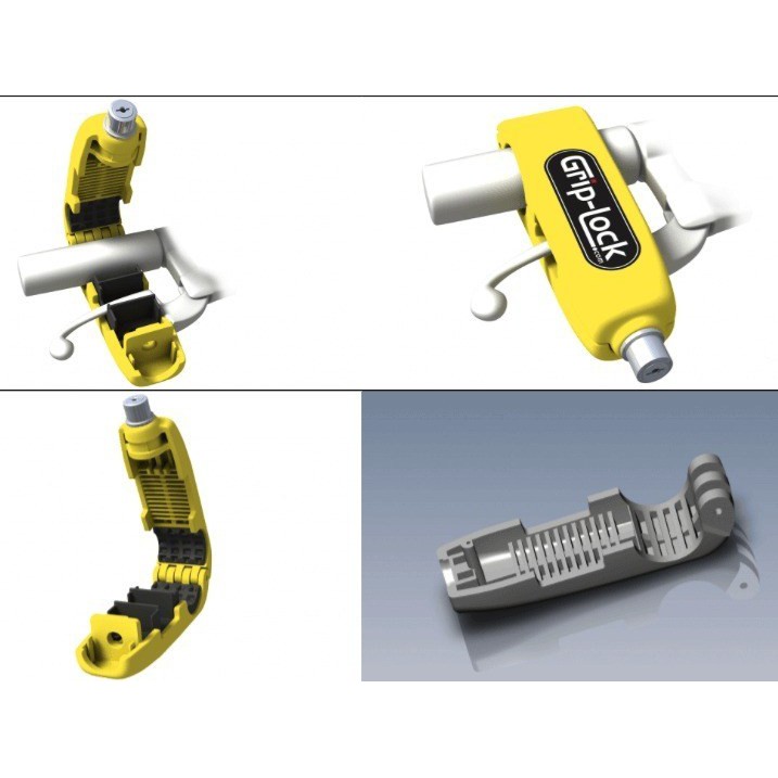 GRIP LOCK / CAPS LOCK KUNCI PENGAMAN MOTOR DI HANDLE