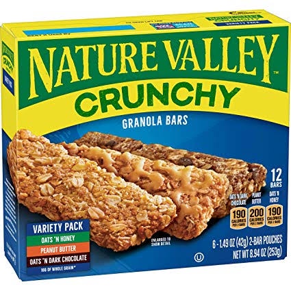 

Jual Granola Bars Nature Valley Crunchy Oats Honey Peanut Butter (253Gr)