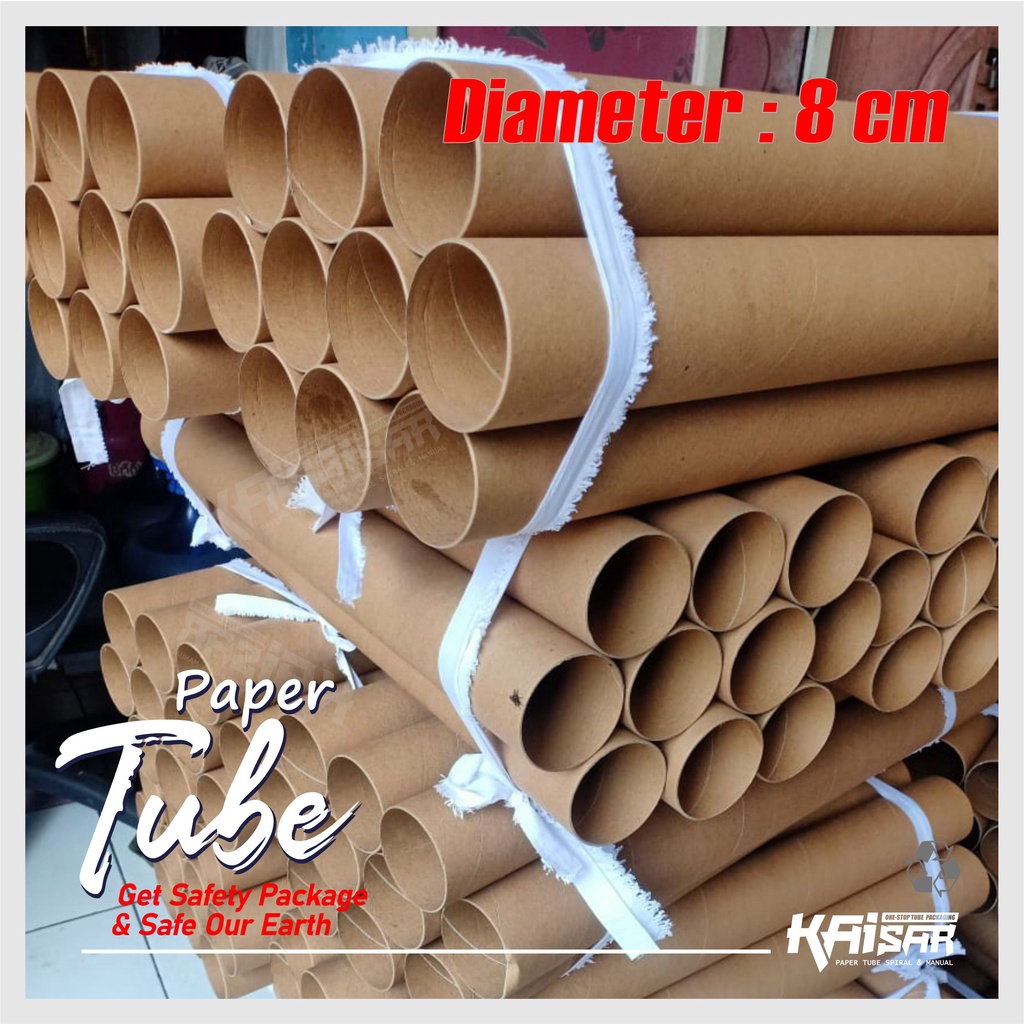 PAPER CORE / PAPER TUBE / CONES / SELONGSONG TABUNG PACKING - DIAMETER 8CM