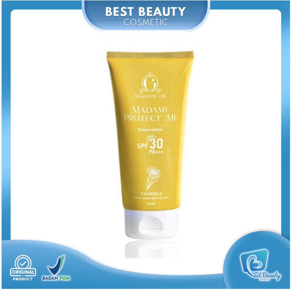 ★ BB ★ Madame Gie Madame Protect Me Sunscreen SPF 30 PA +++ With Calendula- Tabir Surya Sunblock Sun Screen