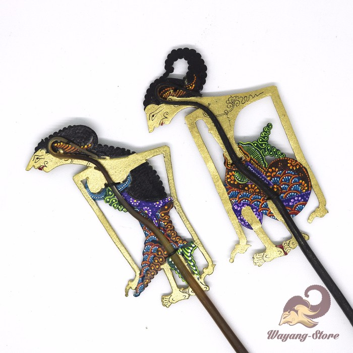 Wayang Kulit Mini Arjuna Srikandi