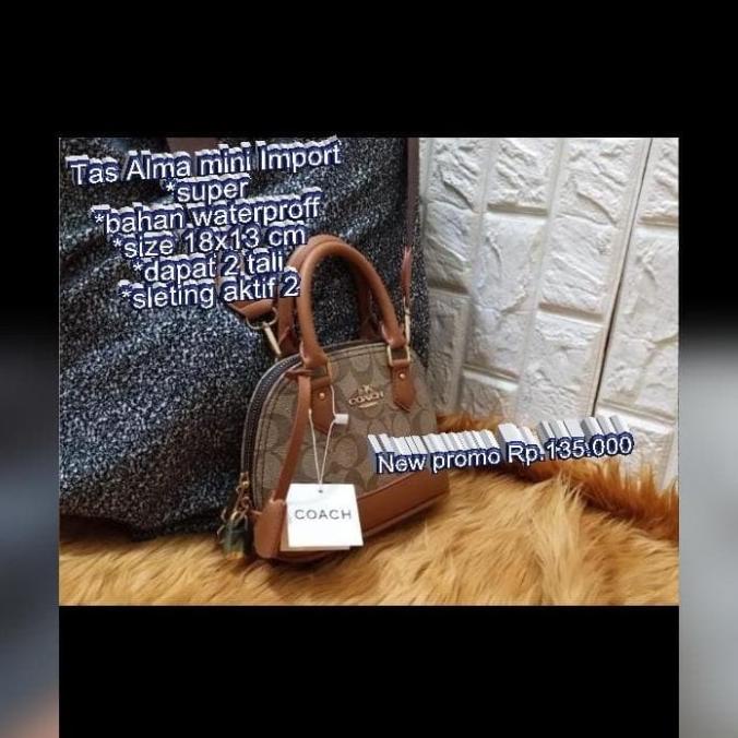 ACC TAS WANITA Tas alma mini coach Import