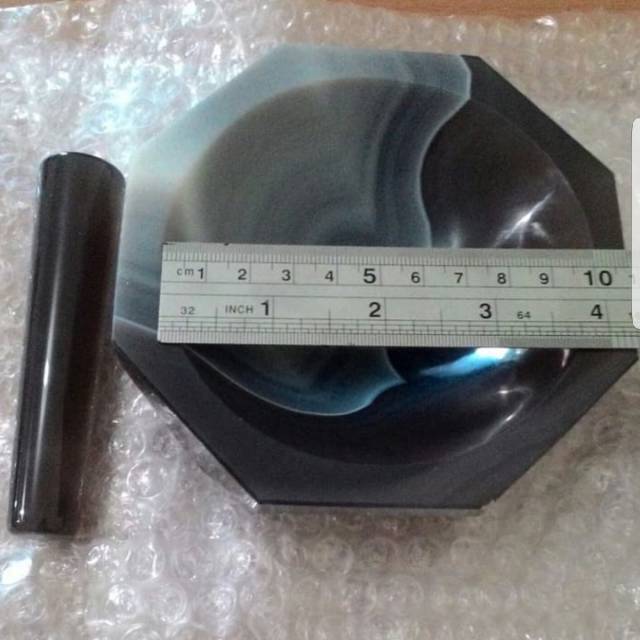 Agate Mortar 10cm
