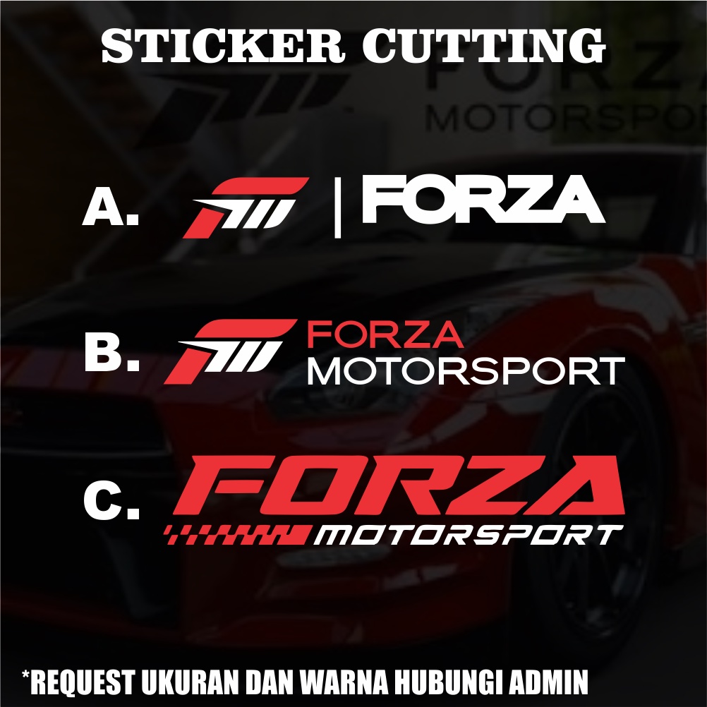 Sticker Cutting Forza MotorSport