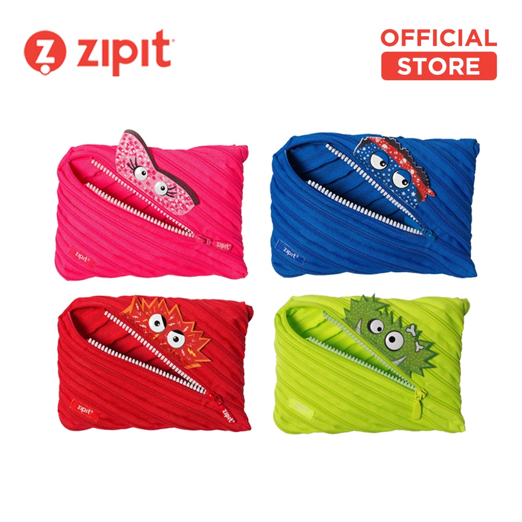 

Tempat Pensil / Alat Tulis Sekolah / Zipit Talking Monster Jumbo Pouch
