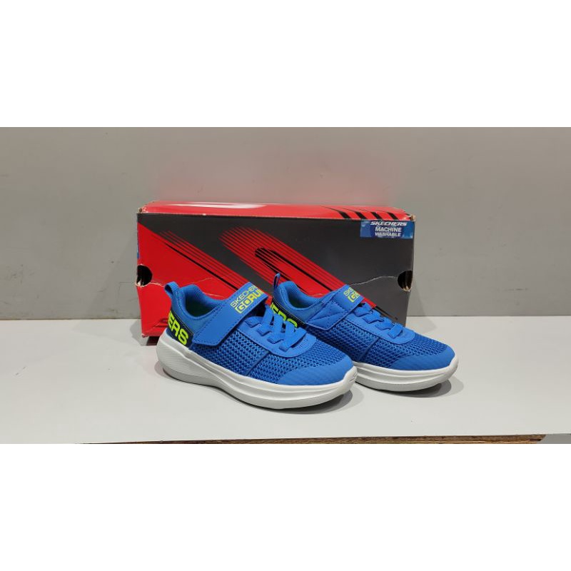 SKECHERS GO RUN FAST BLUE KIDS (BOYS) ORIGINAL