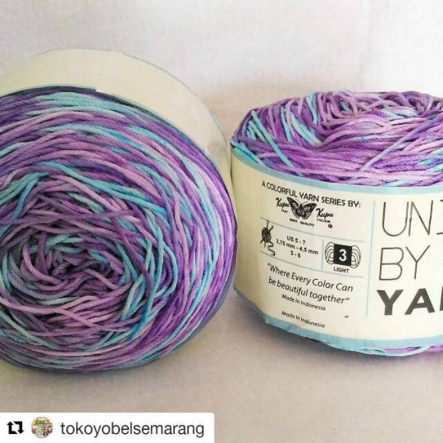 Benang Rajut polyester sembur united