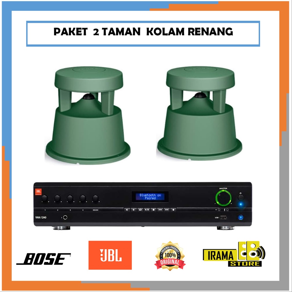 Paket Sound System Taman/Kolam Bose 360P ii dan amplifier JBL 1240
