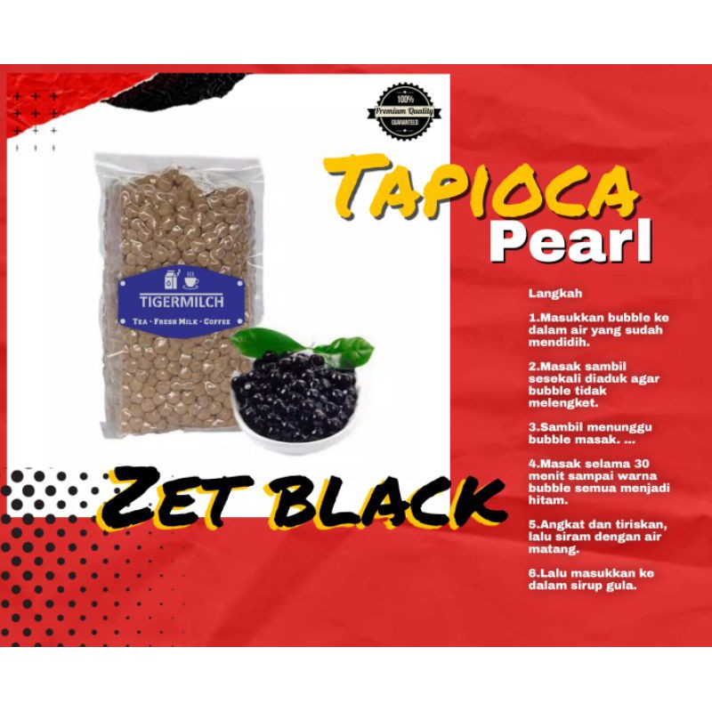 

Tapioca Pearl Zet black 1 kg