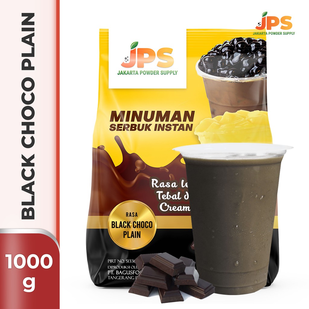 

Bubuk Minuman Black Choco Plain 1 Kg jps