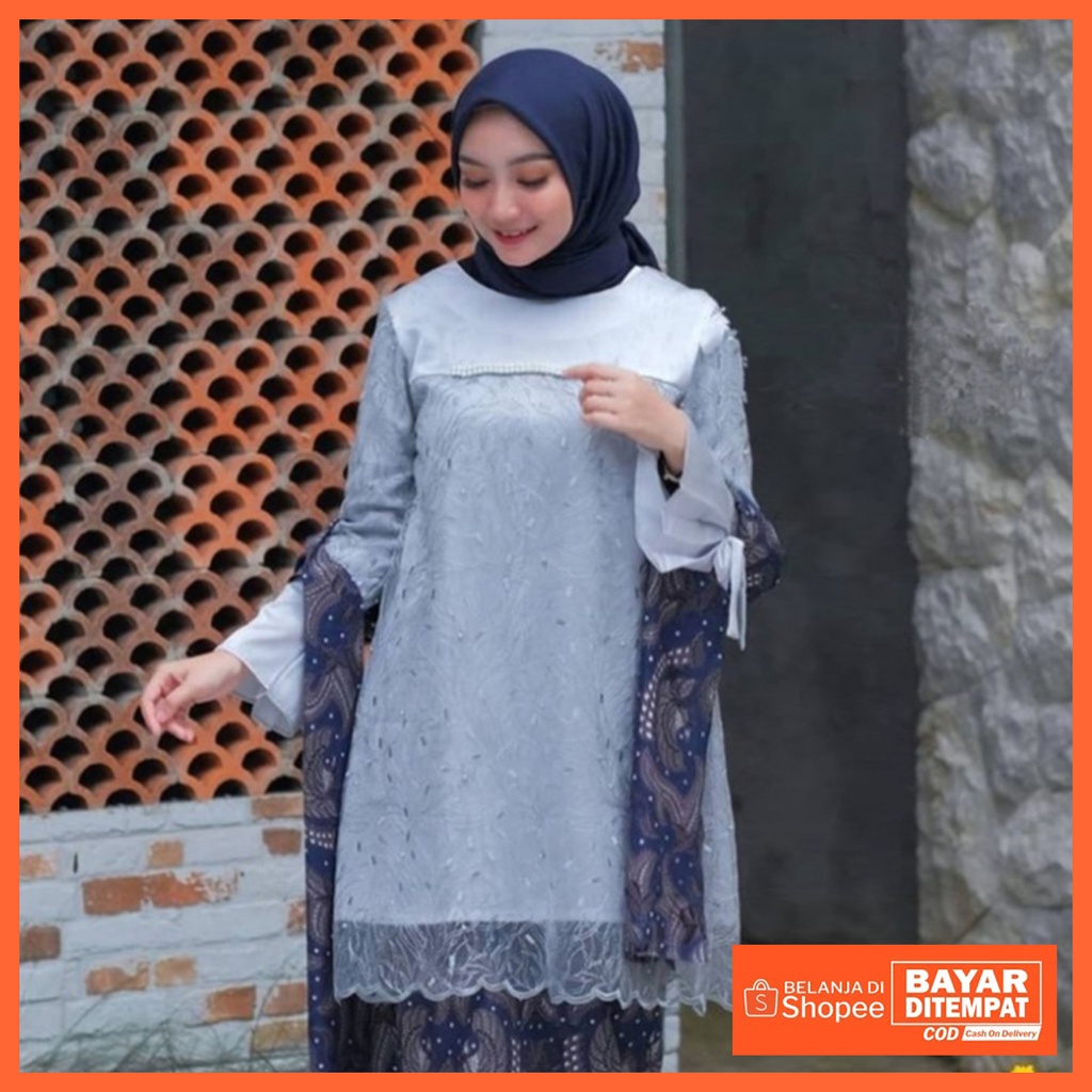 Kebaya Brukat Kebaya Kurung Brukat Kebaya Tunik Brukat Kebaya Modern Kebaya Wisuda Termurah Atasan Kebaya Murah-Widya