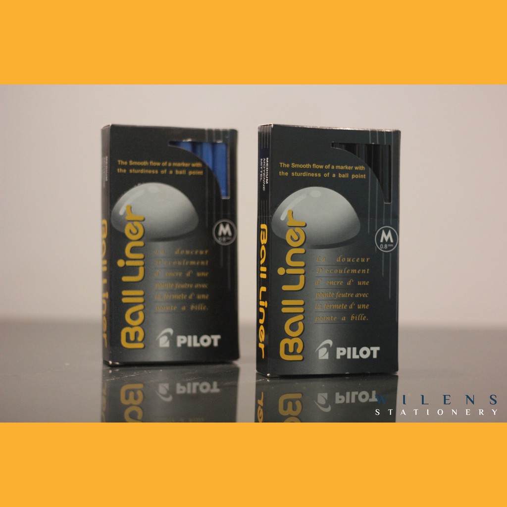 

PULPEN PILOT BALL LINER 0.8 MM - 12 PCS / HITAM / BIRU