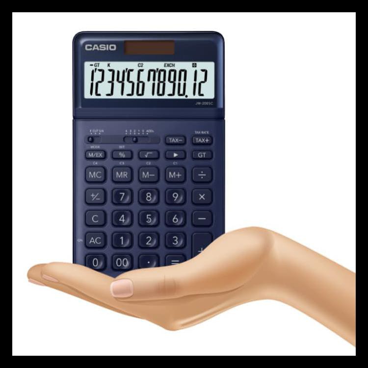 

Terlaris Casio Colorful Calculator Jw-200Sc- Navy Barang Bagus